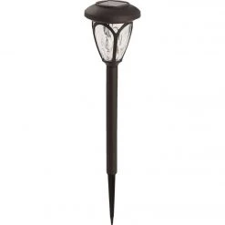 Outdoor Expressions Bronze 2.10 Lumens Plastic Solar Path Light