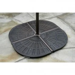 Outdoor Expressions 19 In. Offset Bronze Resin Umbrella Base -furniture shop ItemImage 821772 q5xcsg brr91k 99mmle