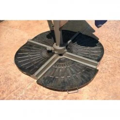 Outdoor Expressions 19 In. Offset Bronze Resin Umbrella Base -furniture shop ItemImage 821772 q5xcsk 5dy8c8 4b48zg