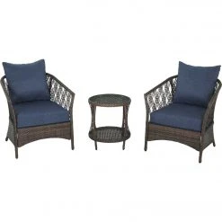 Outdoor Expressions Capitola 3-Piece Wicker Bistro Set