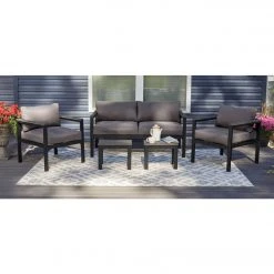 Outdoor Expressions Signature 5-Piece Chat Set -furniture shop ItemImage 854501 3jj3hn2t7vr8sgv86g3wmfw9